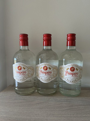 Pampero Blanco rum, pack of 3, sealed