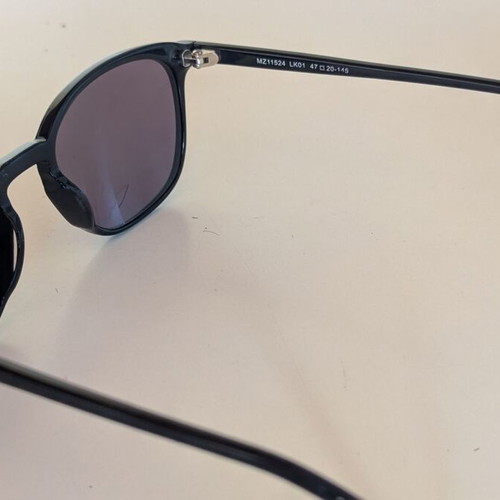 Moritz 11524 LK01 sunglasses used, black acetate, size 47