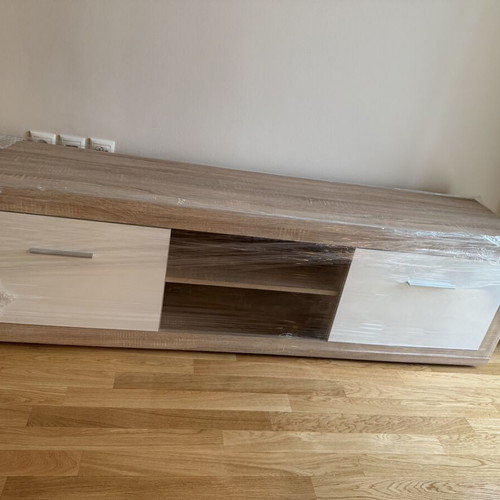 TV stand, assembled, light use