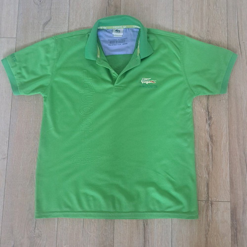 Lacoste polo men's shirt like new, size M, green