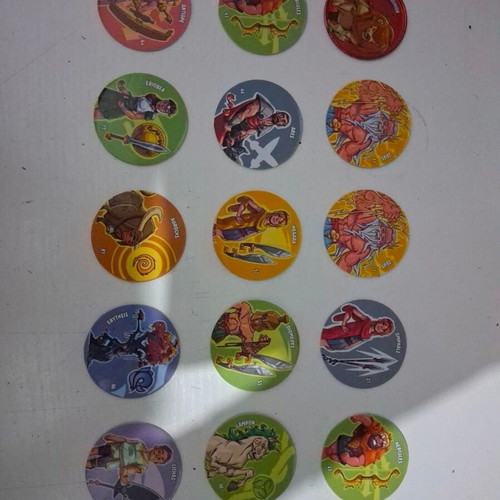 Chipicao Hercules 2021 caps set of 15 with stickers, new