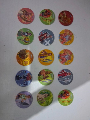 Chipicao Hercules 2021 caps set of 15 with stickers, new