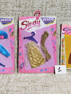Sindy pack of 3 new clothes Disco Mixer & Makin'Waves Collection Plage