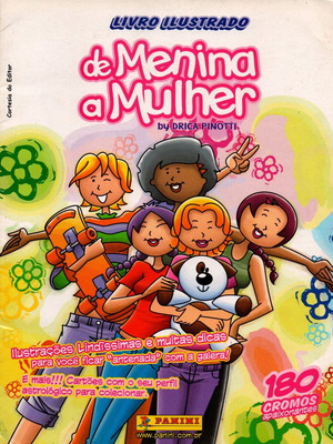 Panini De Menina a Mulher illustrated sticker album like new