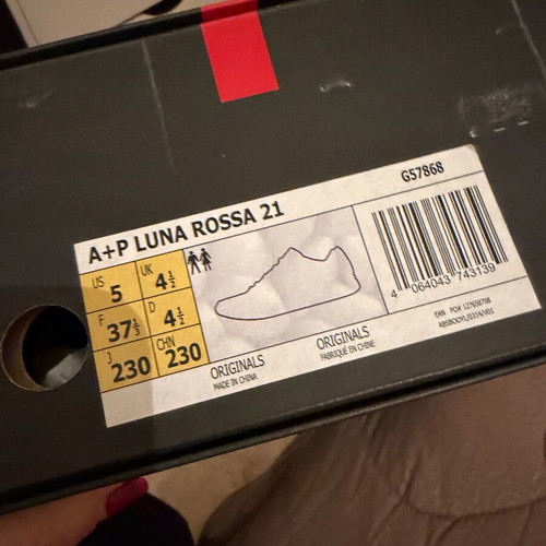 Adidas for Prada Luna Rossa 21 αθλητικά σαν καινούργια, μέγεθος 37