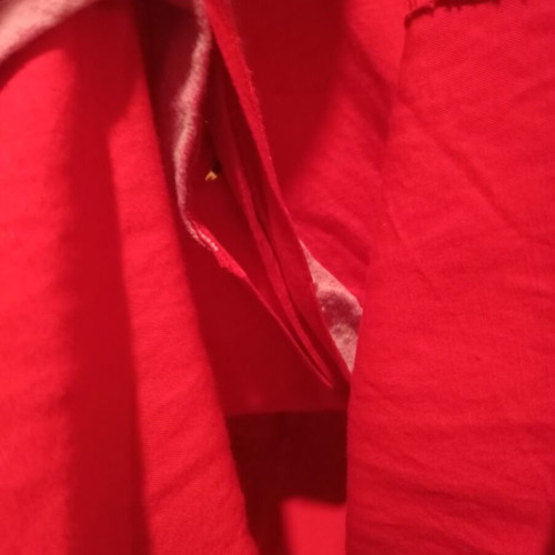 Marella vintage mid-90's midi dress red with gold buttons like new