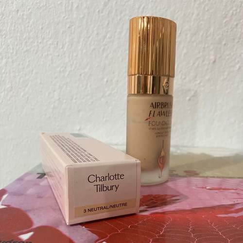 Charlotte Tilbury Airbrush Flawless Foundation νέα απόχρωση 3N σαν καινούργιο