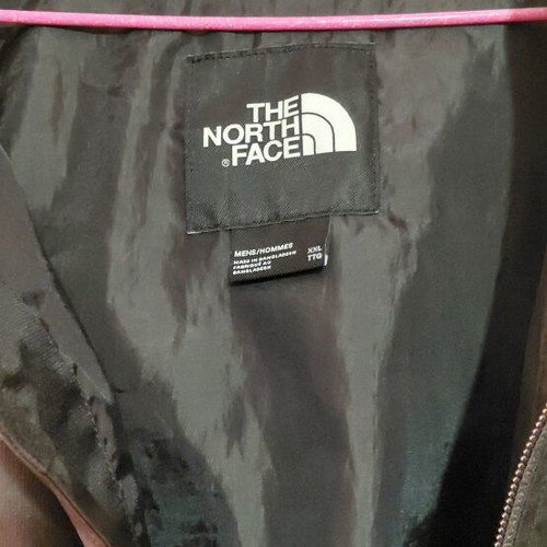 The North Face windbreaker used, black, size XXL