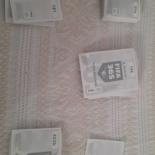 Cards used, many and plenty