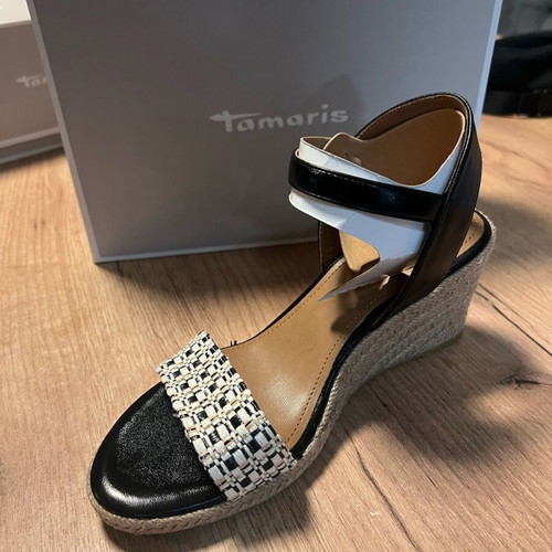 Πλατφόρμα Tamaris Μαύρη Καινούργια (Αφόρετα)