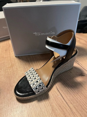 Πλατφόρμα Tamaris Μαύρη Καινούργια (Αφόρετα)