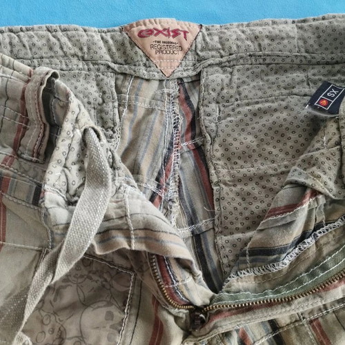 Exist Patchwork Bermuda XS like new with bonus DMN cotton bermuda No. 14