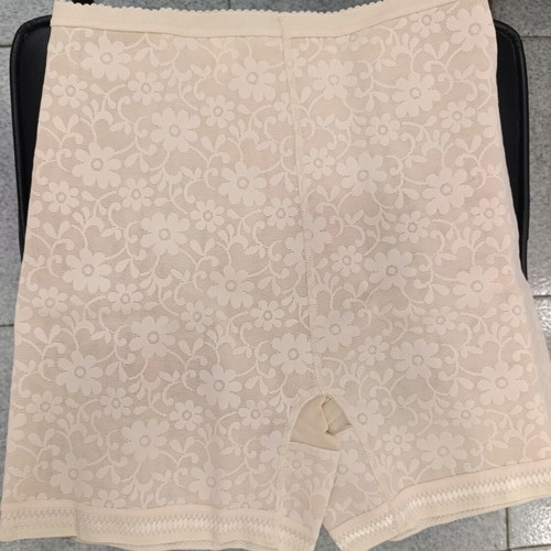 Shapewear corset shorts new, beige, double fabric, cellulite support