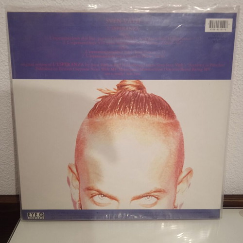 Sven Vath L'esperanza Maxi Single vinyl 1992 like new, electronic