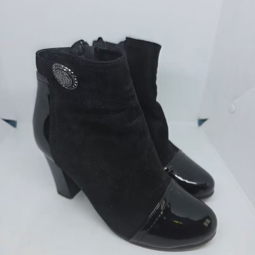 Black ankle boots size 38