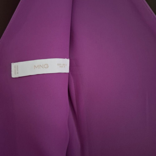 Mango jumpsuit size M used, purple with cutouts