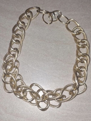 Gold-colored necklace chain