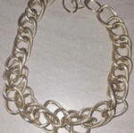 Gold-colored necklace chain