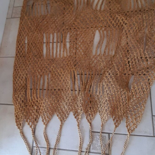 Handmade hammock used, about 3 meters, rope material, from Indonesia