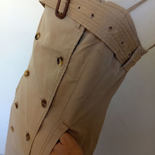Burberry belted trench dress like new, size UK 12, beige