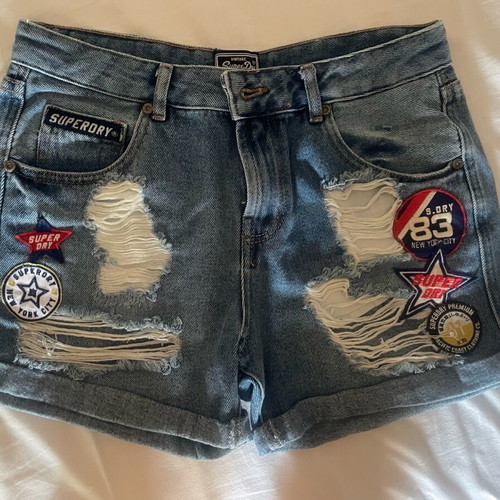 Superdry shorts like new, size W26, blue