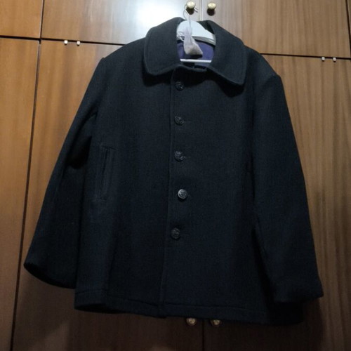 Navy Overcoat used, size 2XL-3XL