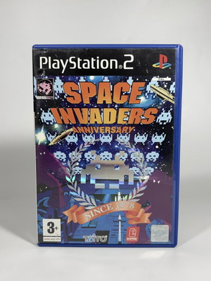 Space Invaders Anniversary PS2 game used with manual