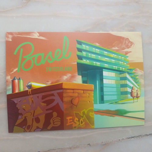 Eurovision 2025 postcard new from Basel