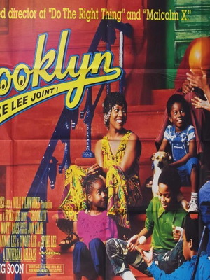Crooklyn Spike Lee Αυθεντικό γαλλικό κινηματογραφικό πόστερ 1994 μεταχειρισμένο