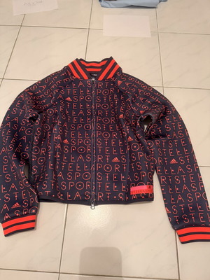 Adidas Stella McCartney Crop Jacket size Small like new, dark blue with red details