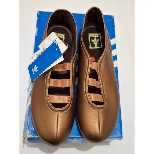 Adidas Nadja Comaneci Ballet Flats brown new