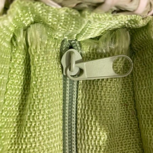Women’s summer boho bag like new, hand-held with zipper damage