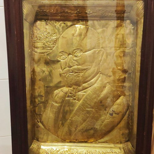 Copper engraving of Eleftherios Venizelos like new, museum piece 1910