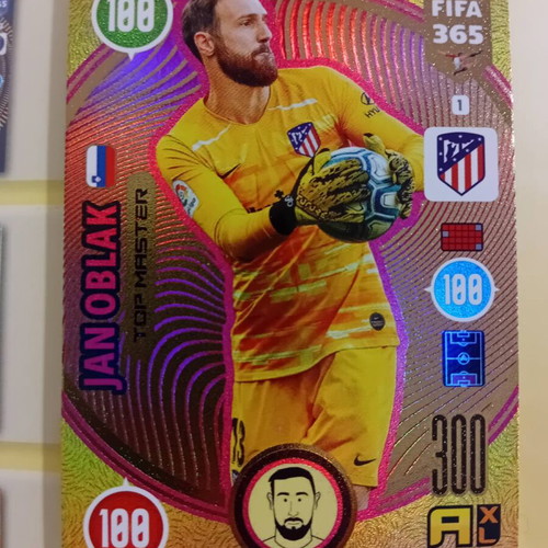 Panini Top Master Jan Oblak Pogba Van Dijk 2021 in excellent condition
