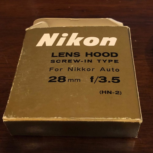 Nikon Nikkor-H Auto 28mm f/3.5 wide-angle lens like new