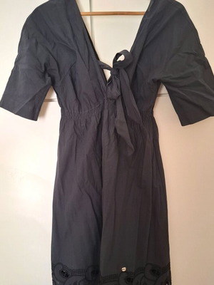 Navy mini dress like new, cotton, size M