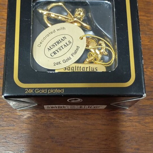 Gold-plated figurine, zodiac Sagittarius