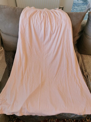 Women's long summer skirt pink