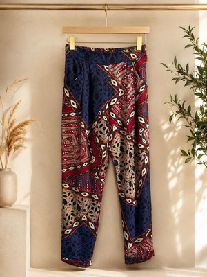 BSB Εμπριμέ Παντελόνι με Ethnic Boho Print σαν καινούργιο, μέγεθος S