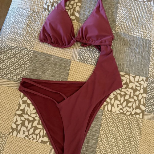 Mya One-Piece Swimsuit new, black and pink, size S