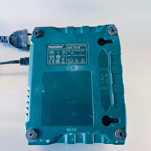 Metabo ASC 30-36 V Air Cooled Charger used, professional fast charger