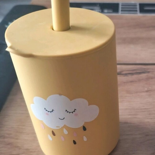 Cloud Learning Cup with Silicone Straw like new