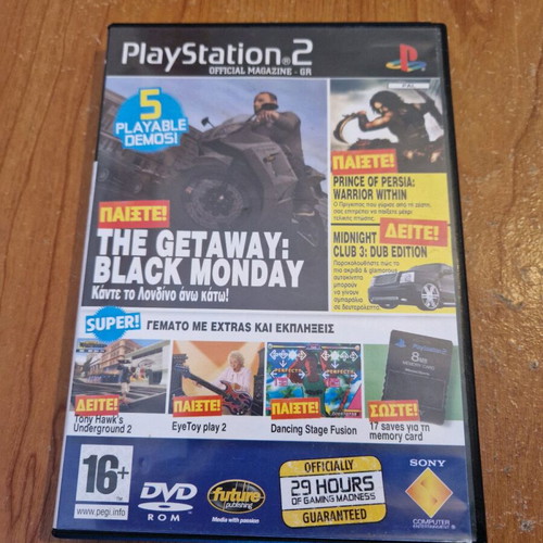 Demo disc PlayStation 2 used in excellent working condition