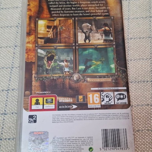 Tomb Raider Anniversary PSP used, adventure action game