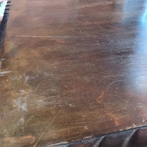 Old dining table used with scratches