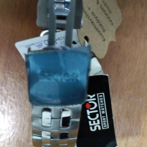 Sector No Limits 975 Diver Swiss Made premium watch, new, blue and silver