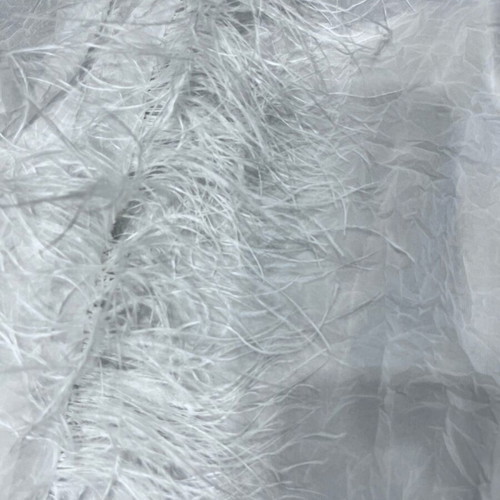 Zara shirt blouse with feather like new, white size M