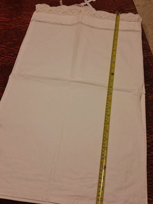 Pillowcases with handmade lace like new, set of 2 pieces