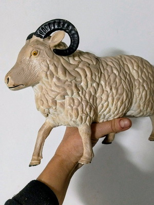 Vintage Easter Ram used 24cm for decoration