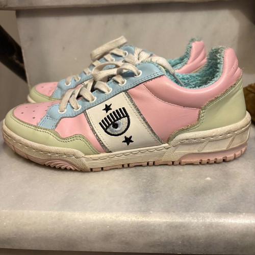 Chiara Ferragni sneakers like new, size 39, pink multicolor